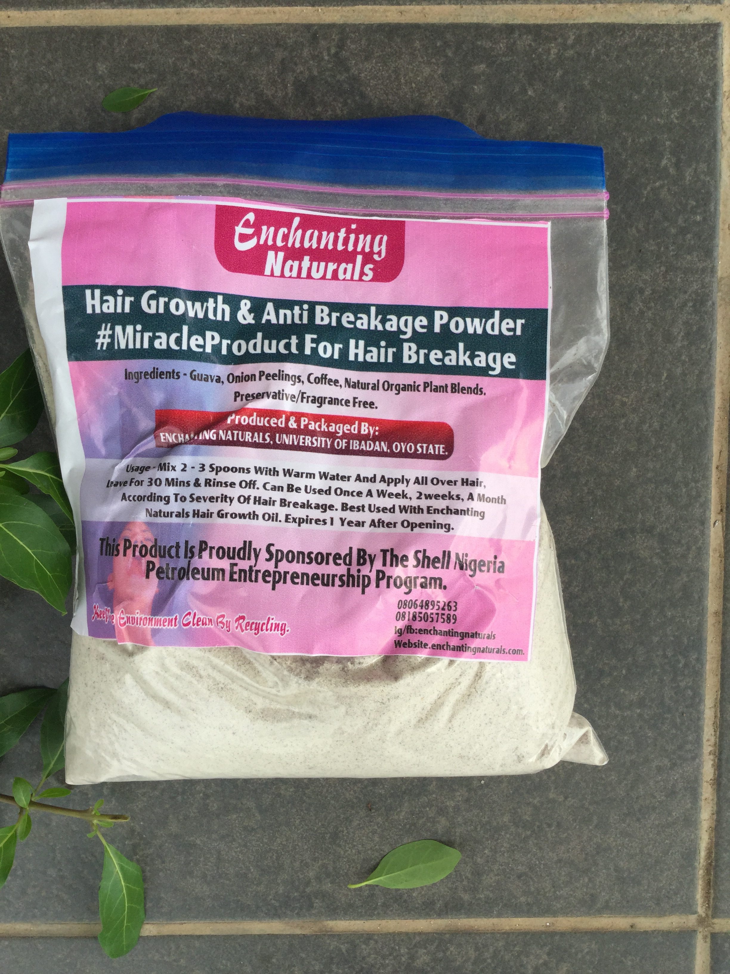 Enchanting Naturals Hair Growth and Anti Hair Breakage Powder | Enchanting  Naturals